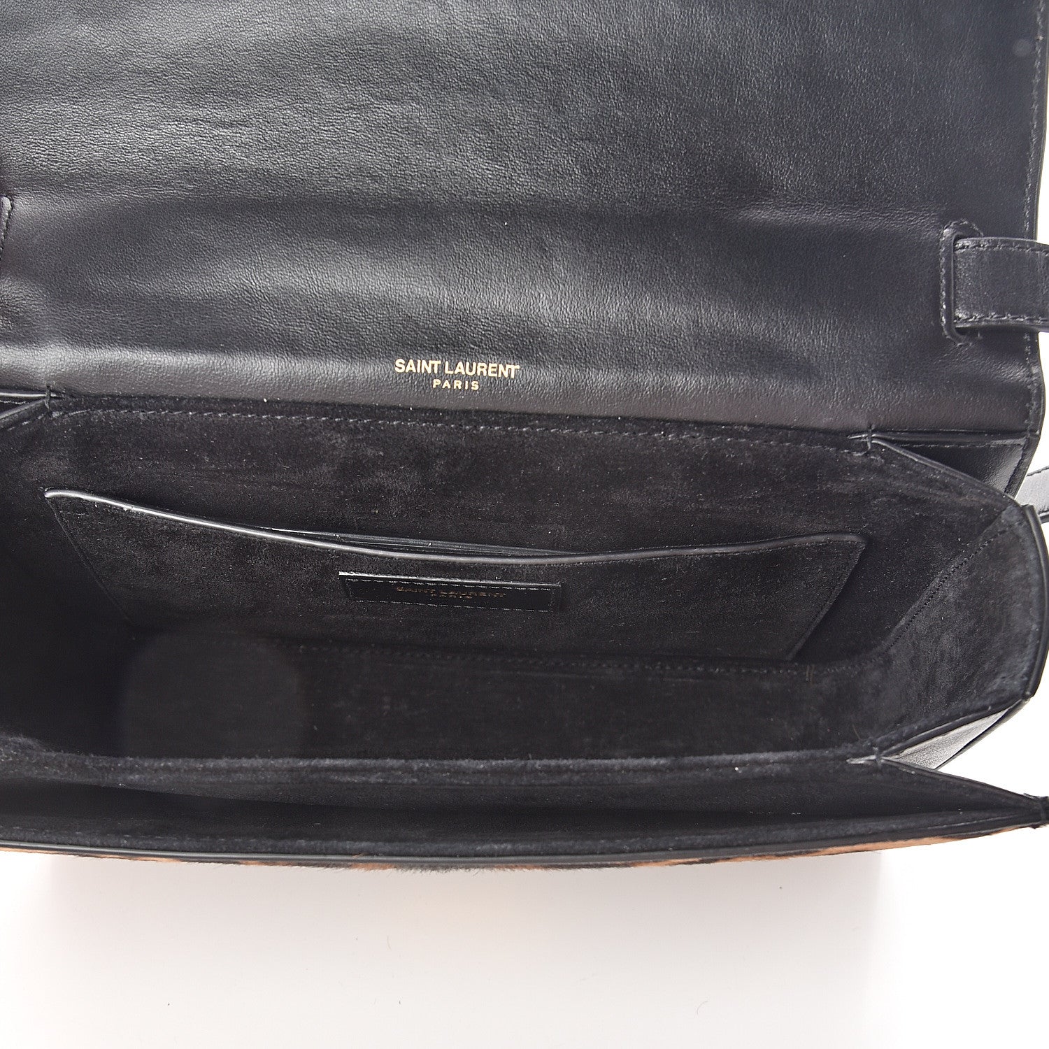 Saint Laurent Pony Hair Leopard Print Medium Bellechasse Brown Black 4 of 7