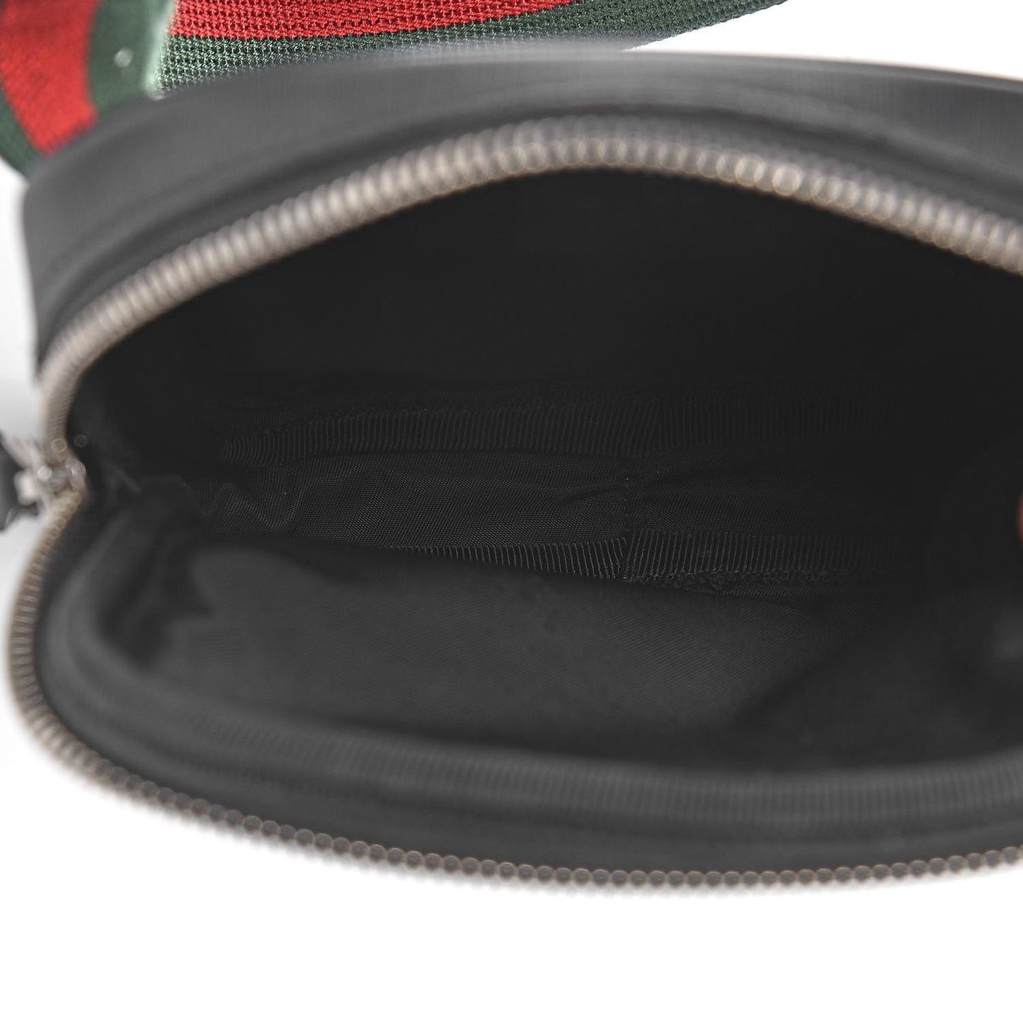 GG Supreme Monogram Web Belt Bag Black