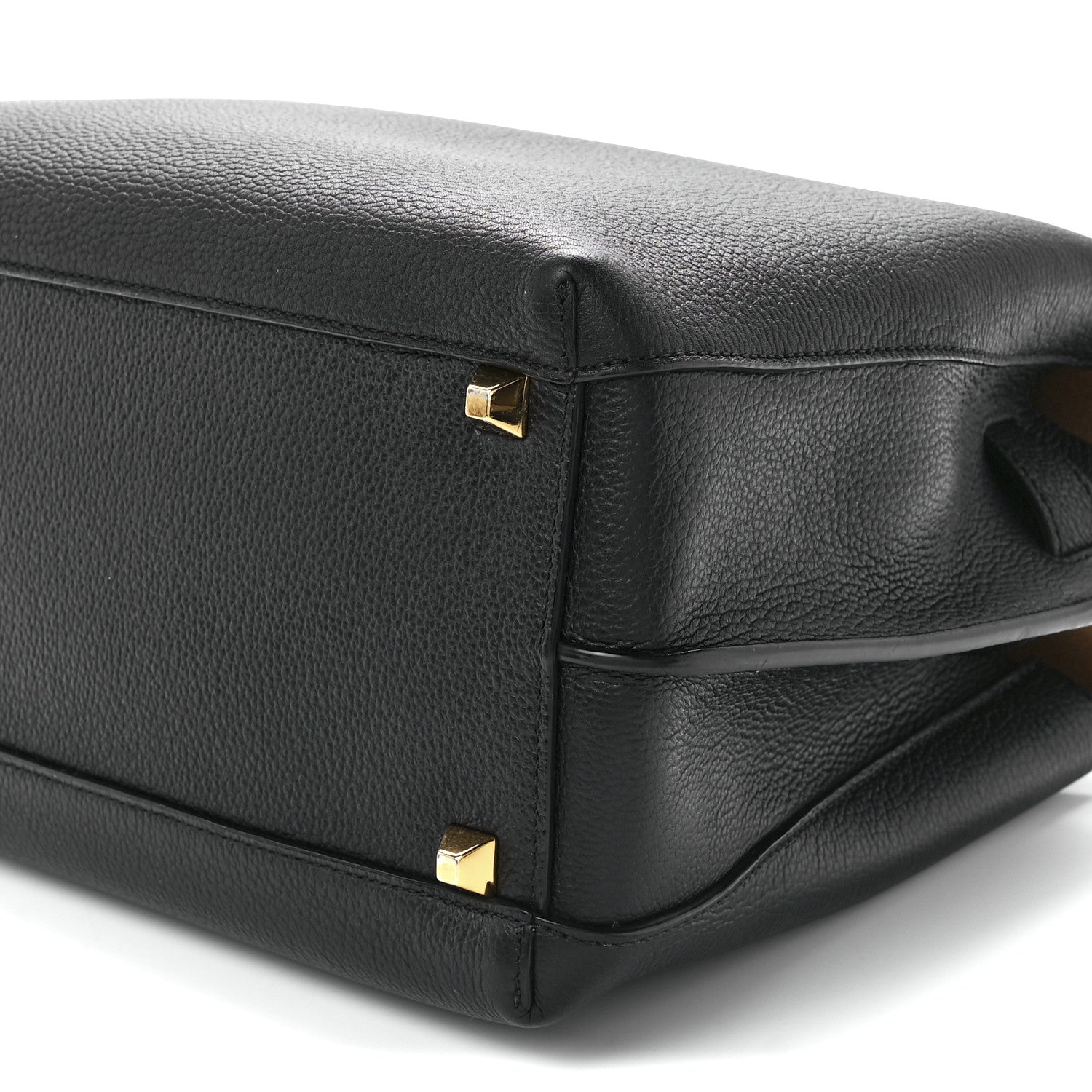 MCM Grained Calfskin Medium Milla Tote Black 11 of 13