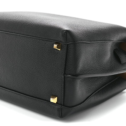 MCM Grained Calfskin Medium Milla Tote Black 11 of 13