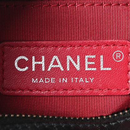 Chanel Aged Calfskin Quilted Small Gabrielle Hobo Black 6 of 10