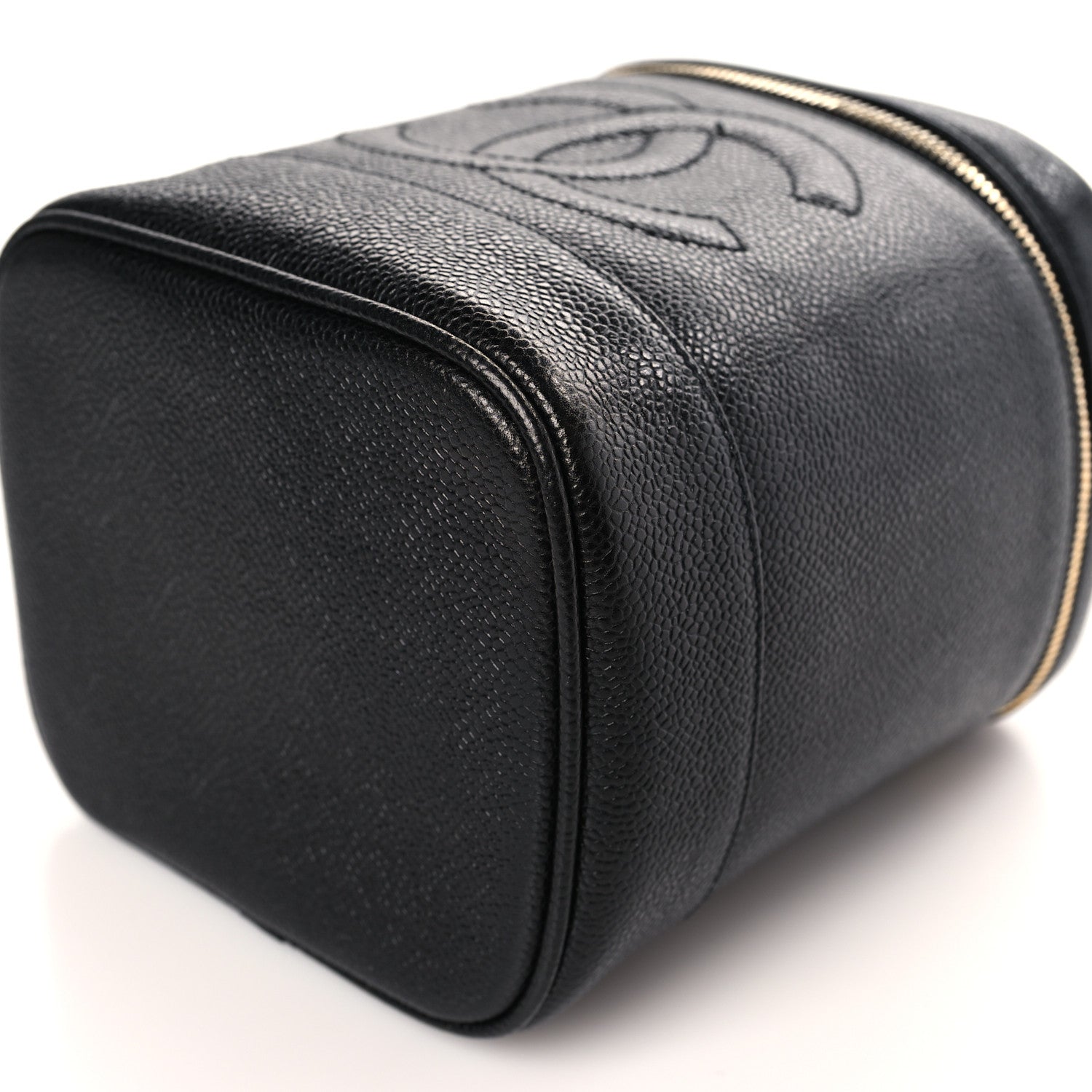 Chanel Caviar Vanity Cosmetic Case Black 10 of 10