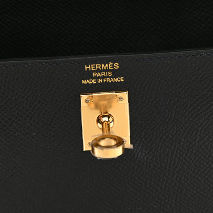 Hermes Epsom Kelly Sellier 25 Black 5 of 10
