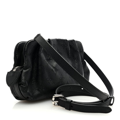 Louis Vuitton LOUIS VUITTON Mahina Scala Mini Pouch Black 3 of 8
