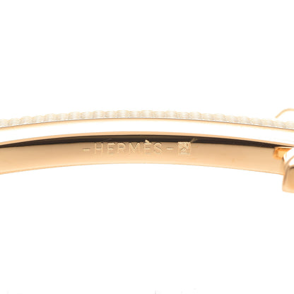 Hermes Guilloche 32mm H Belt Buckle Gold 4 of 5