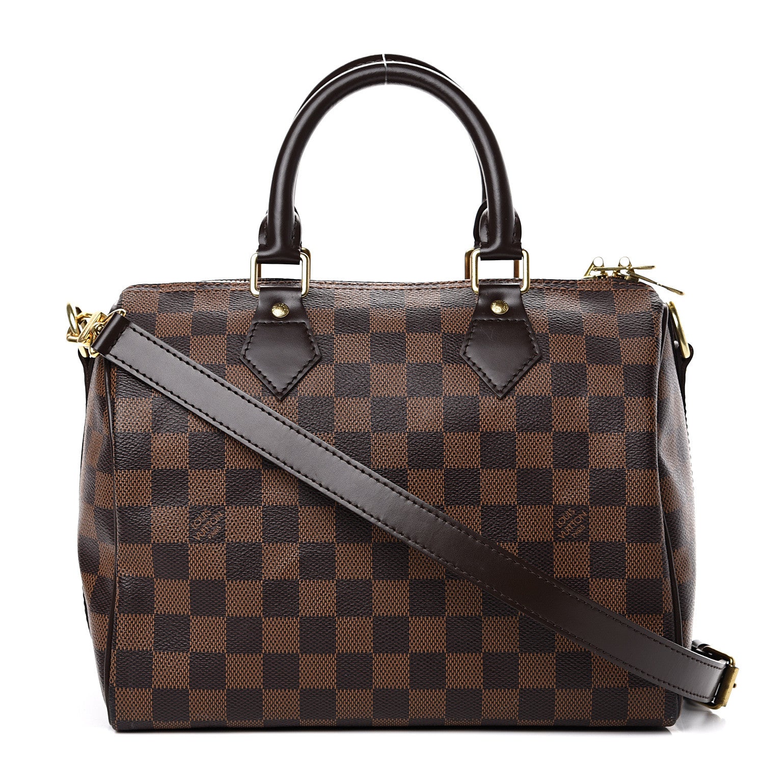 Louis Vuitton Damier Ebene Speedy Bandouliere 25 1 of 12
