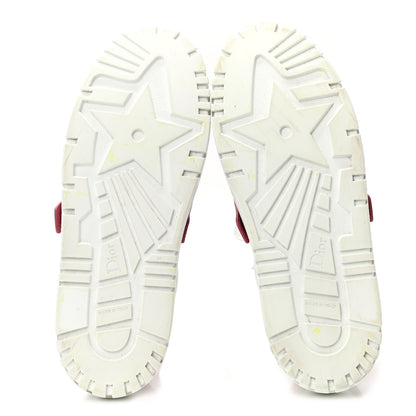 Christian Dior Suede Patent Terry Cloth Dior-ID Platform Sneakers 40 White Framboise 5 of 10