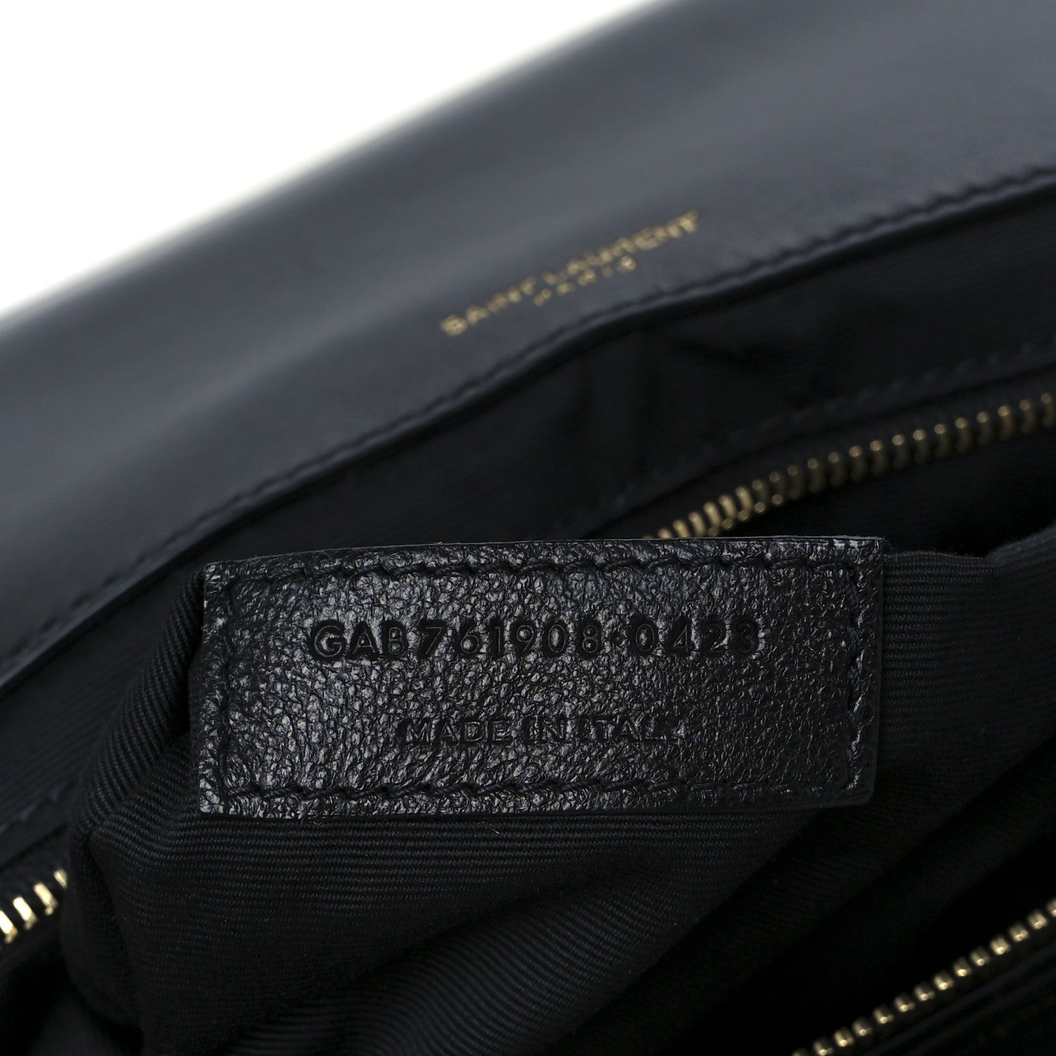 Saint Laurent Lambskin Patchwork Monogram Large Jamie Black 8 of 11