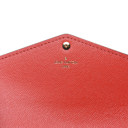 Louis Vuitton Monogram Sarah Wallet NM Coquelicot 6 of 11