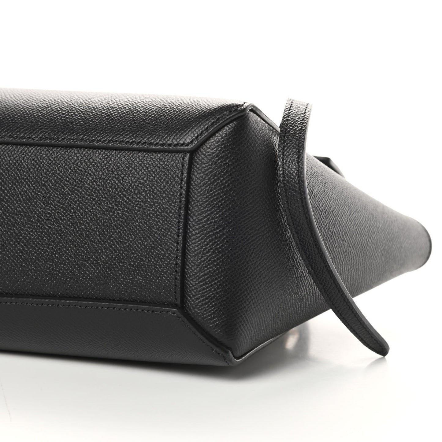Grained Calfskin Nano Belt Bag Black