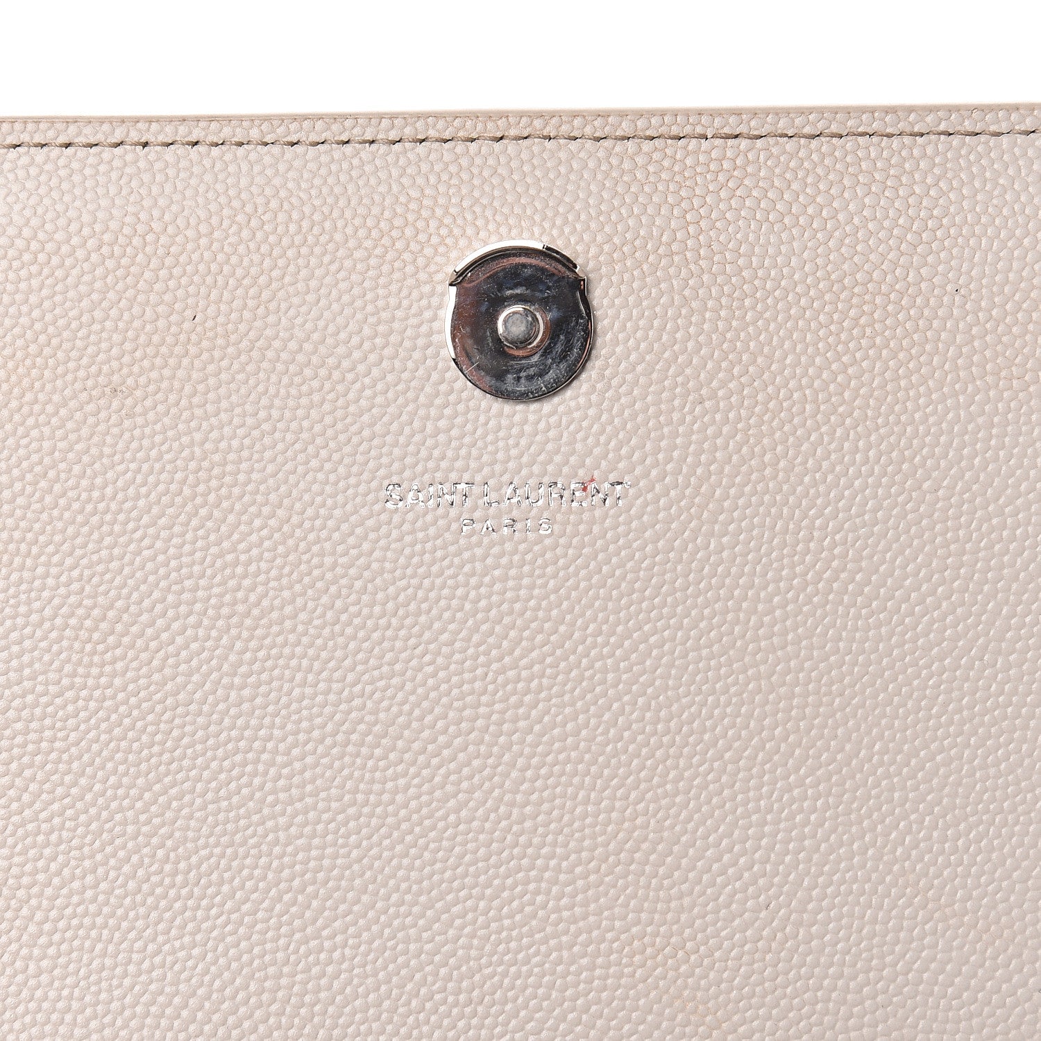 Saint Laurent Grain De Poudre Medium Classic Monogram Kate Satchel Icy White 6 of 20