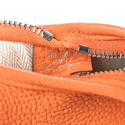 Hermes Taurillon Clemence Massai PM Orange 6 of 12