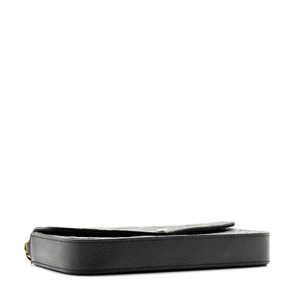 Louis Vuitton Empreinte Pochette Felicie Chain Wallet Black 5 of 12