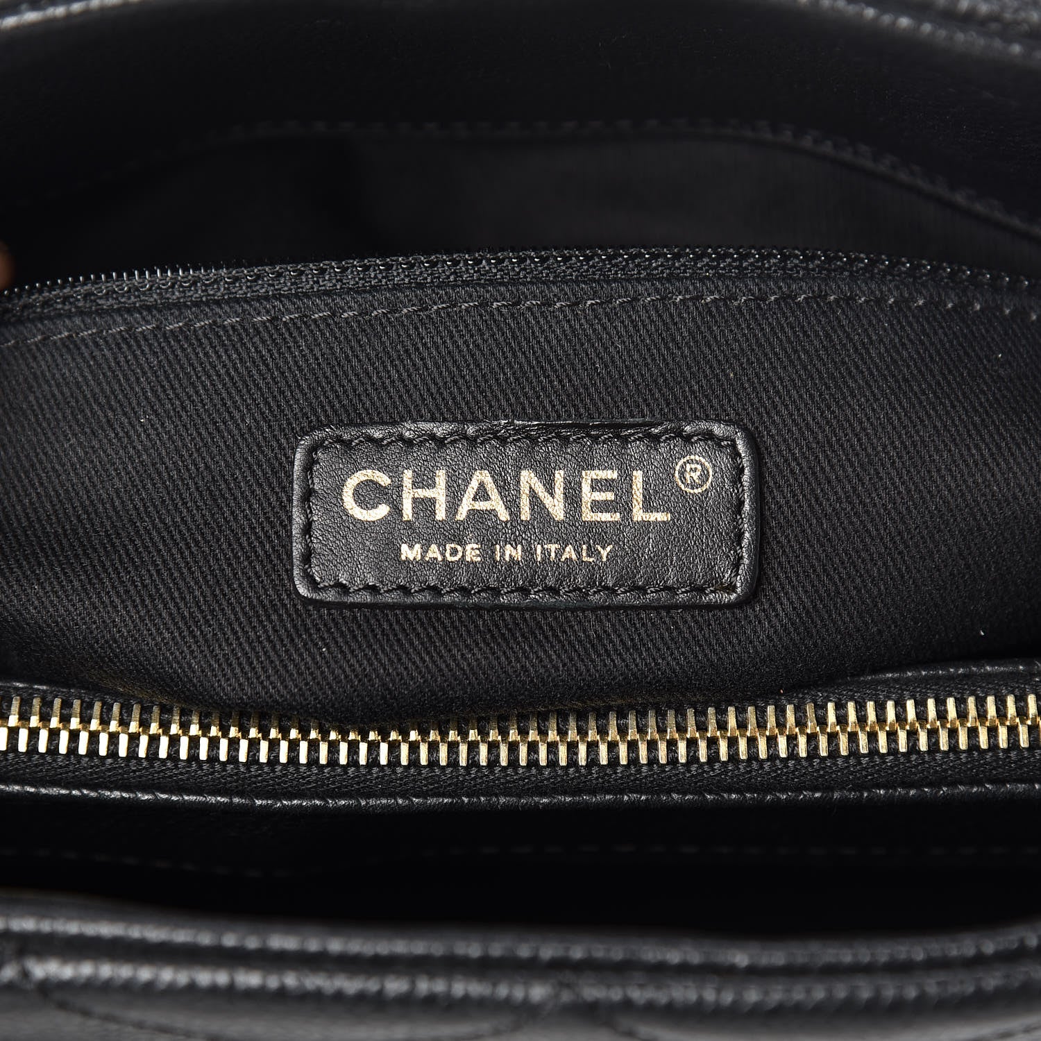 Chanel Caviar Quilted CC Timeless Soft Tote Black 8 of 11
