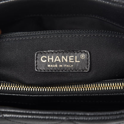 Chanel Caviar Quilted CC Timeless Soft Tote Black 8 of 11