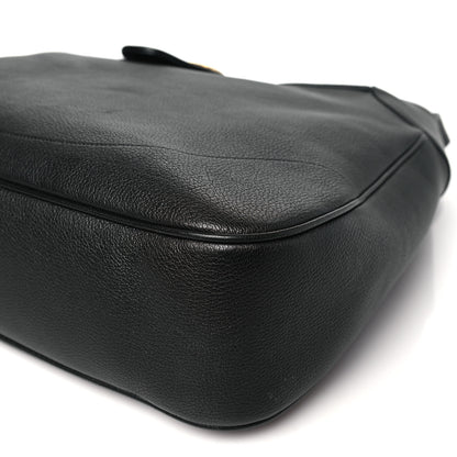 Gucci Goatskin Large Aphrodite Shoulder Bag Black 10 of 10