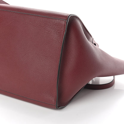 Celine Supple Grained Calfskin Small Long Strap Big Bag Light Burgundy 8 of 8