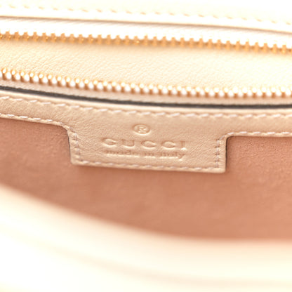 Gucci GG Supreme Monogram Moon Calfskin Medium Padlock Shoulder Bag Beige Ebony Mystic White 6 of 10