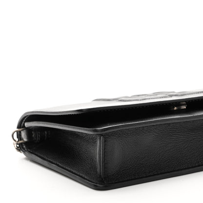 Givenchy Lambskin Emblem Chain Wallet Black 5 of 9