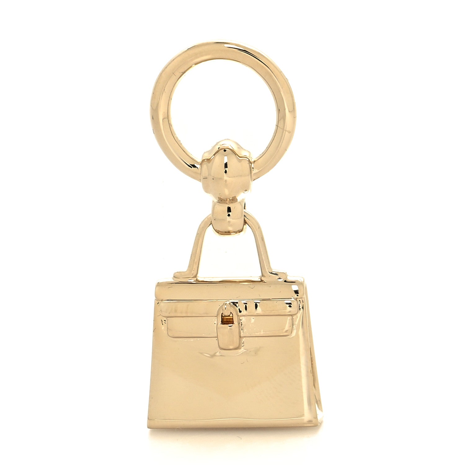 Hermes Permabrass Mini Kelly Twilly Ring 1 of 3