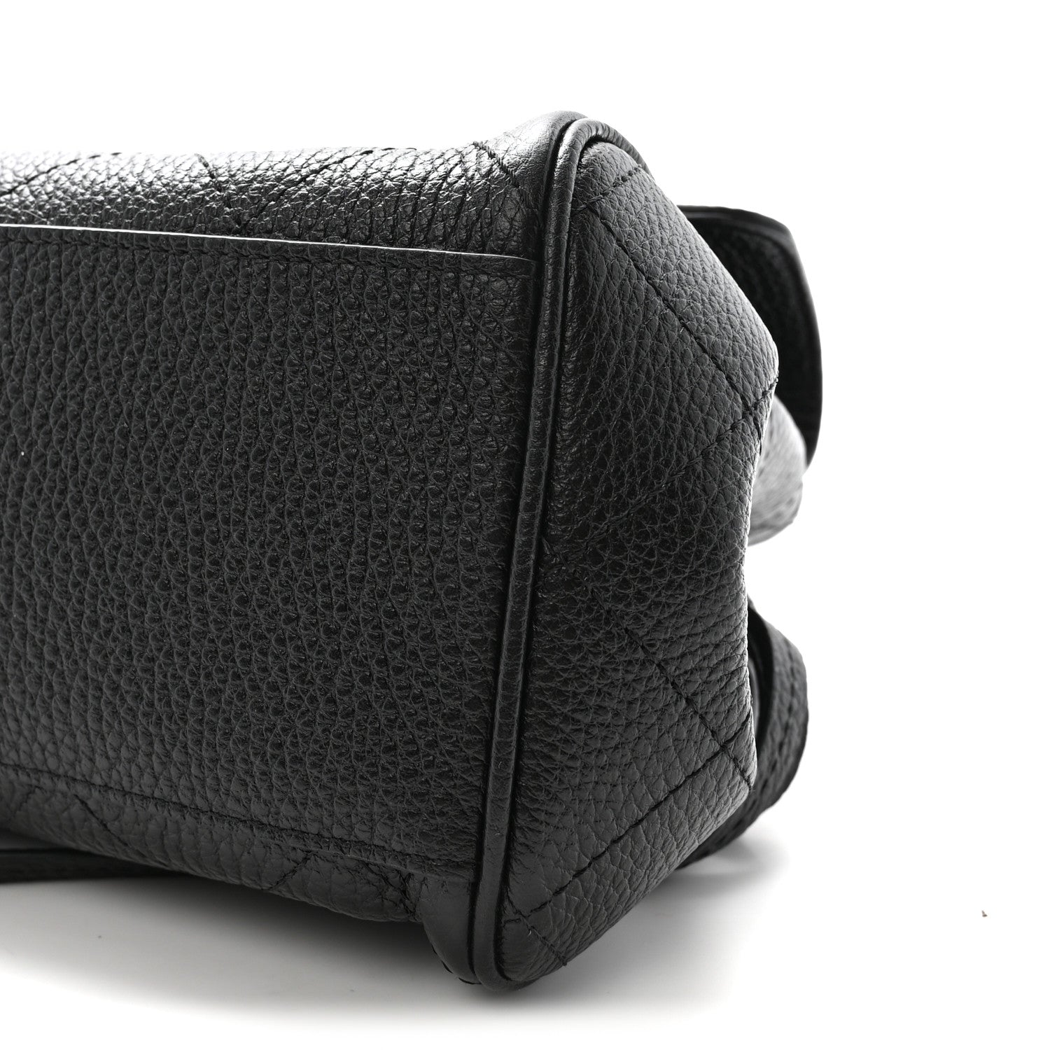 Chanel Grained Calfskin Stitched Urban Essentials Small Shopping Bag Black 10 of 10