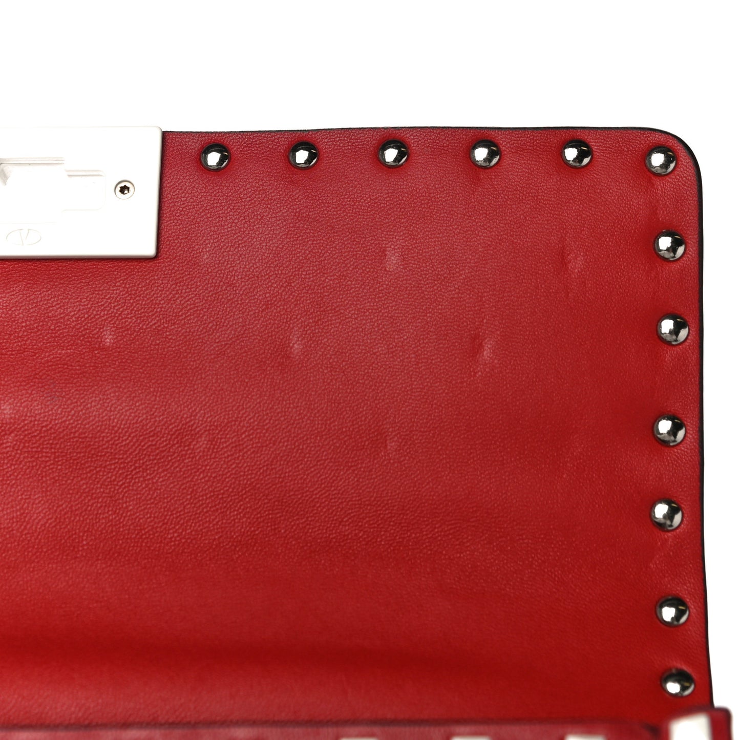 Lambskin Medium Free Rockstud Spike Shoulder Bag Rosso Valentino