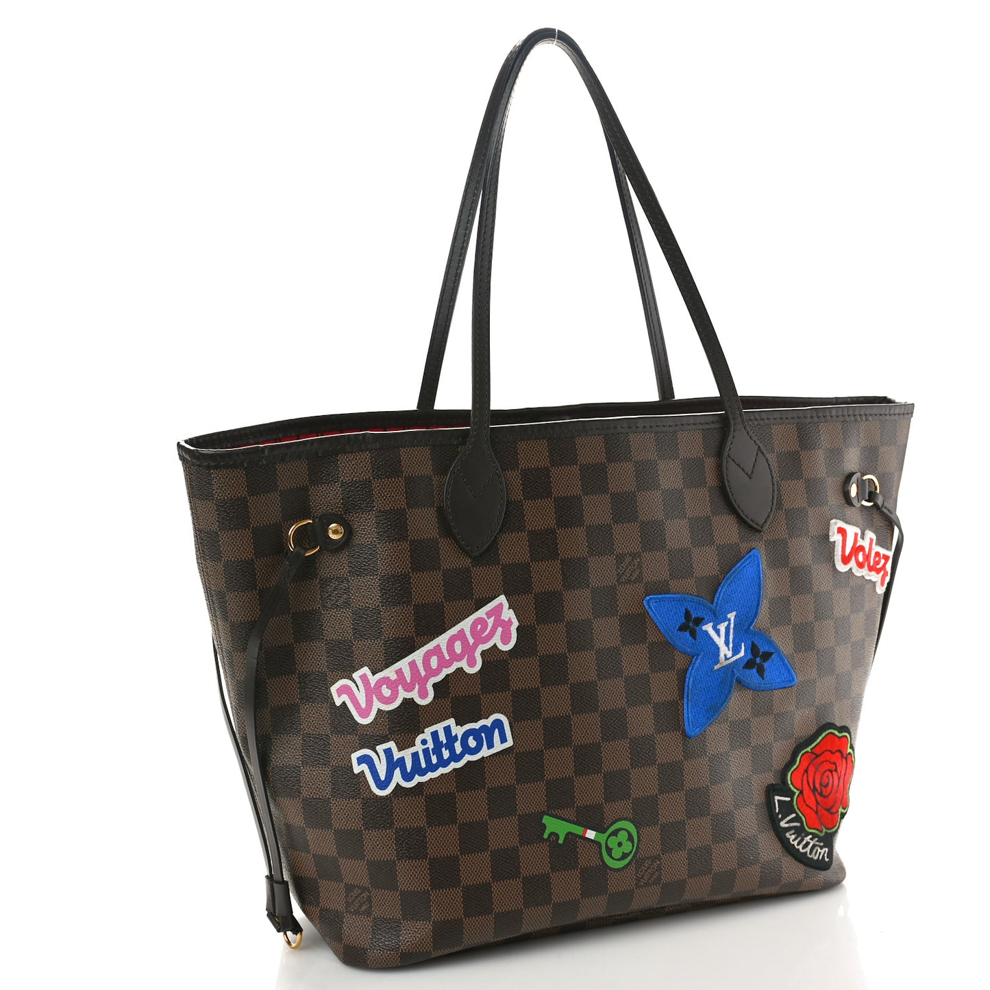 Damier Ebene Travel Stickers Neo Neverfull MM