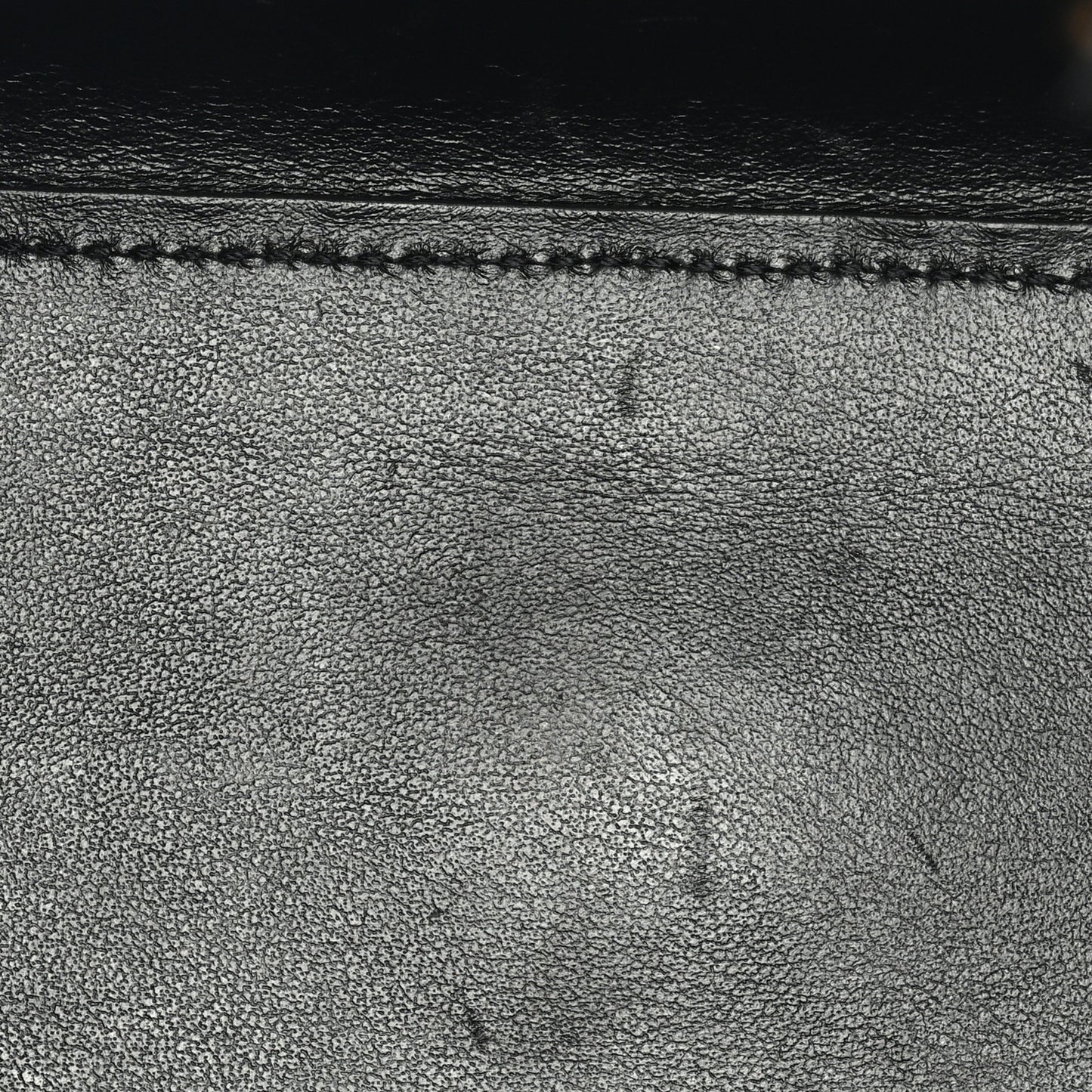 Calfskin Crocodile Embossed Nano Sac De Jour Black