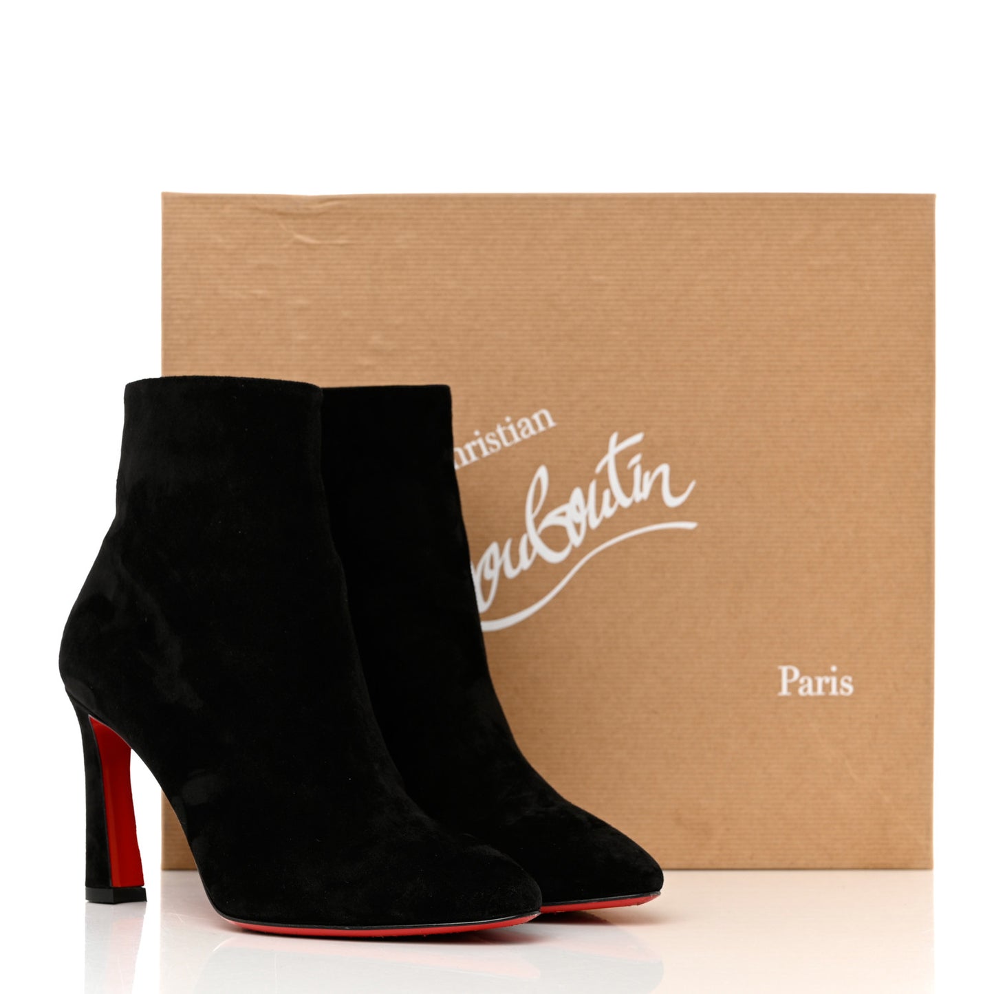 Suede So Eleonor Ankle Booties 36.5 Black