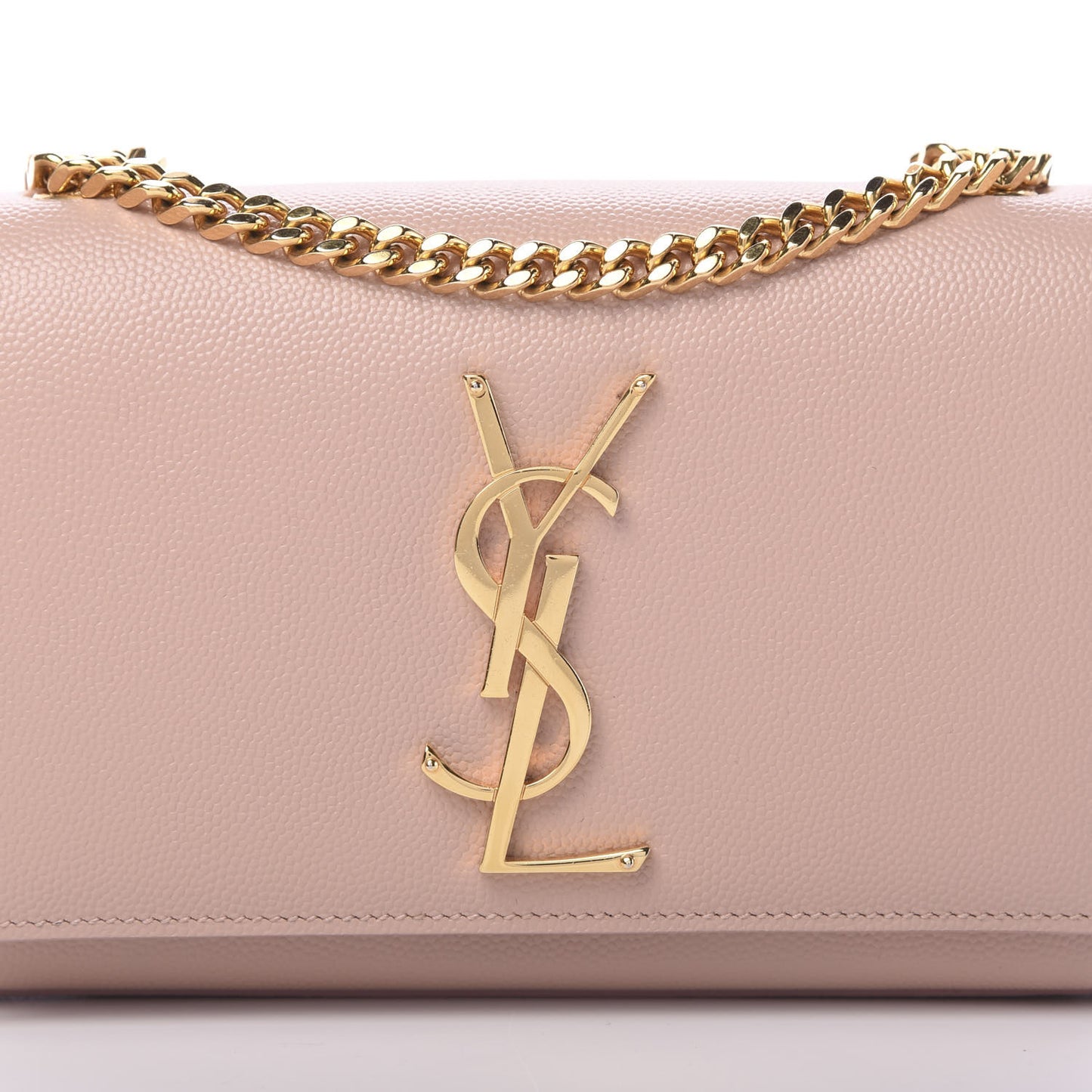 Grain De Poudre Small Monogram Kate Satchel Pale Pink