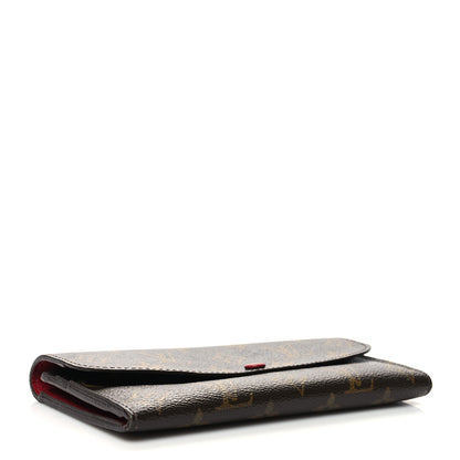 Louis Vuitton Monogram Emilie Wallet Rouge 4 of 13