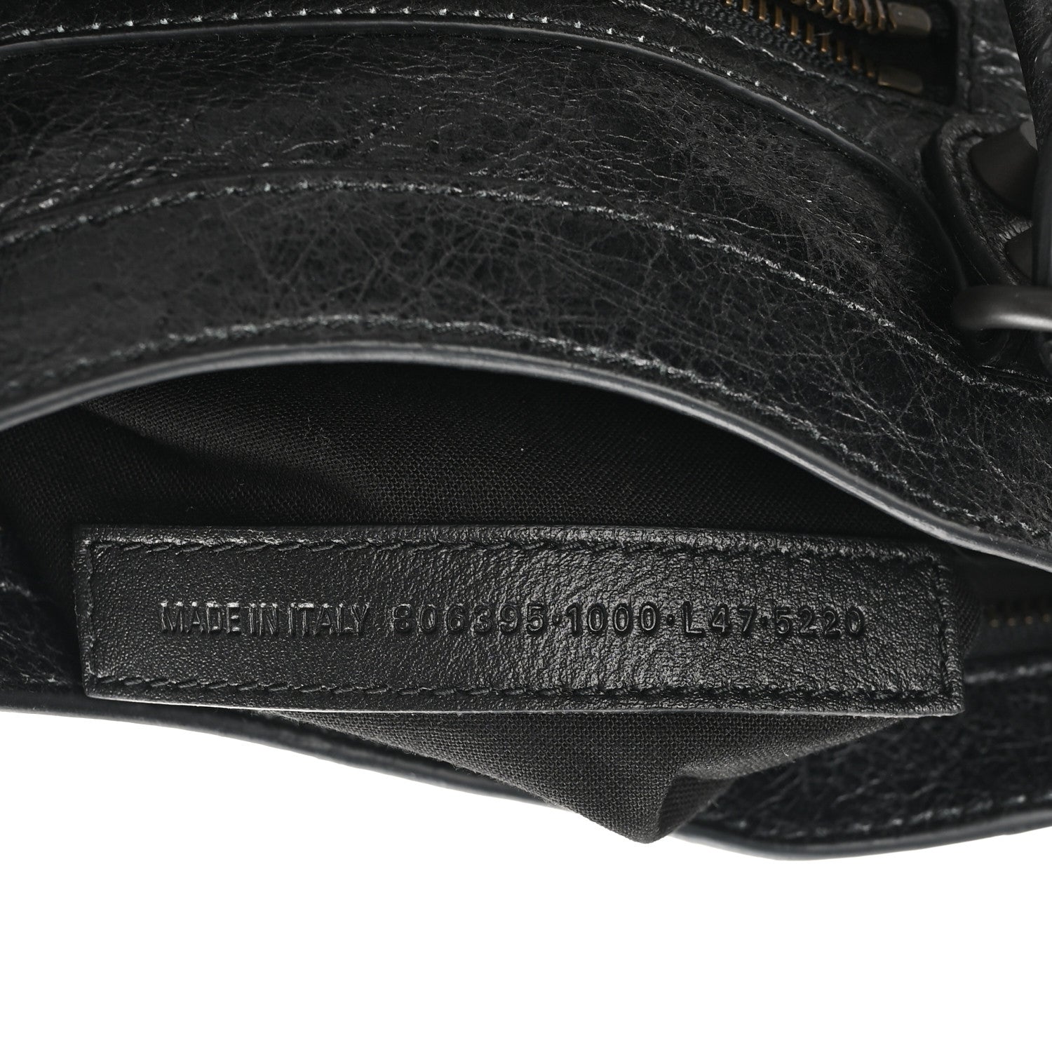 Balenciaga Agneau Arena Classic Hardware Le City Mini  Black 7 of 10