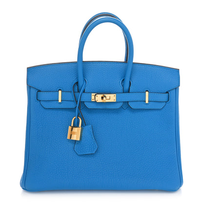 Hermes Togo Birkin 25 Bleu Zanzibar 1 of 10