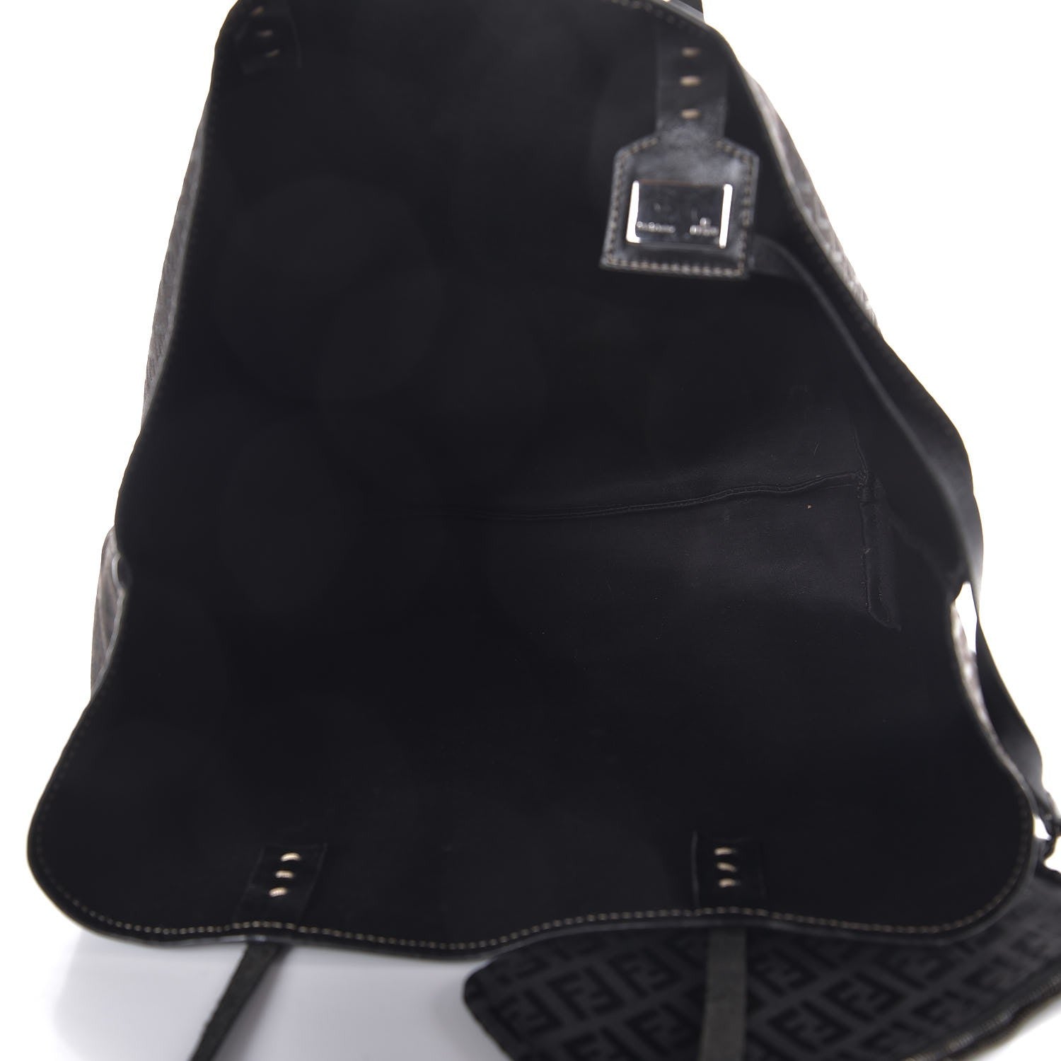 Fendi Zucchino Tote Black 6 of 15