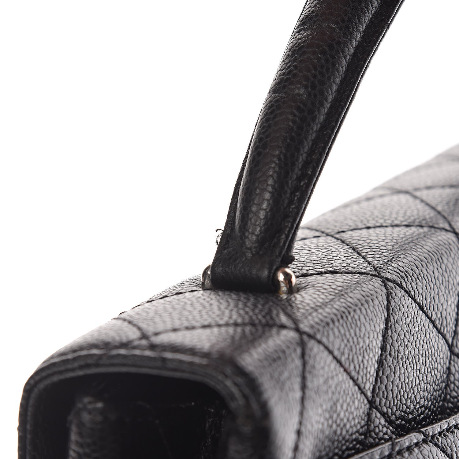 Chanel Caviar Quilted Jumbo Kelly Flap Black 17 of 18