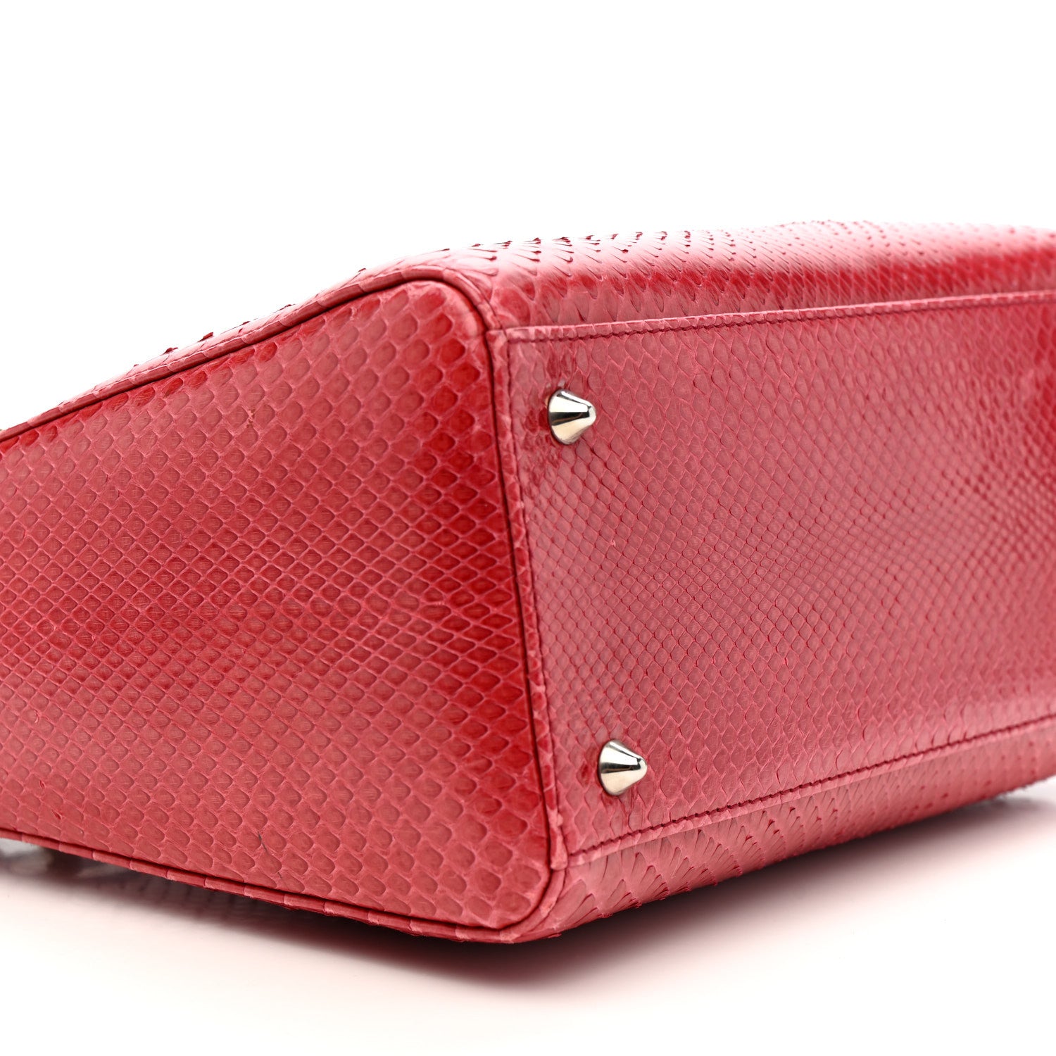 Christian Dior Snakeskin Medium Lady Dior Pink 9 of 15