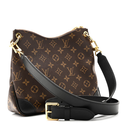 Louis Vuitton Monogram Odeon PM Black 3 of 10