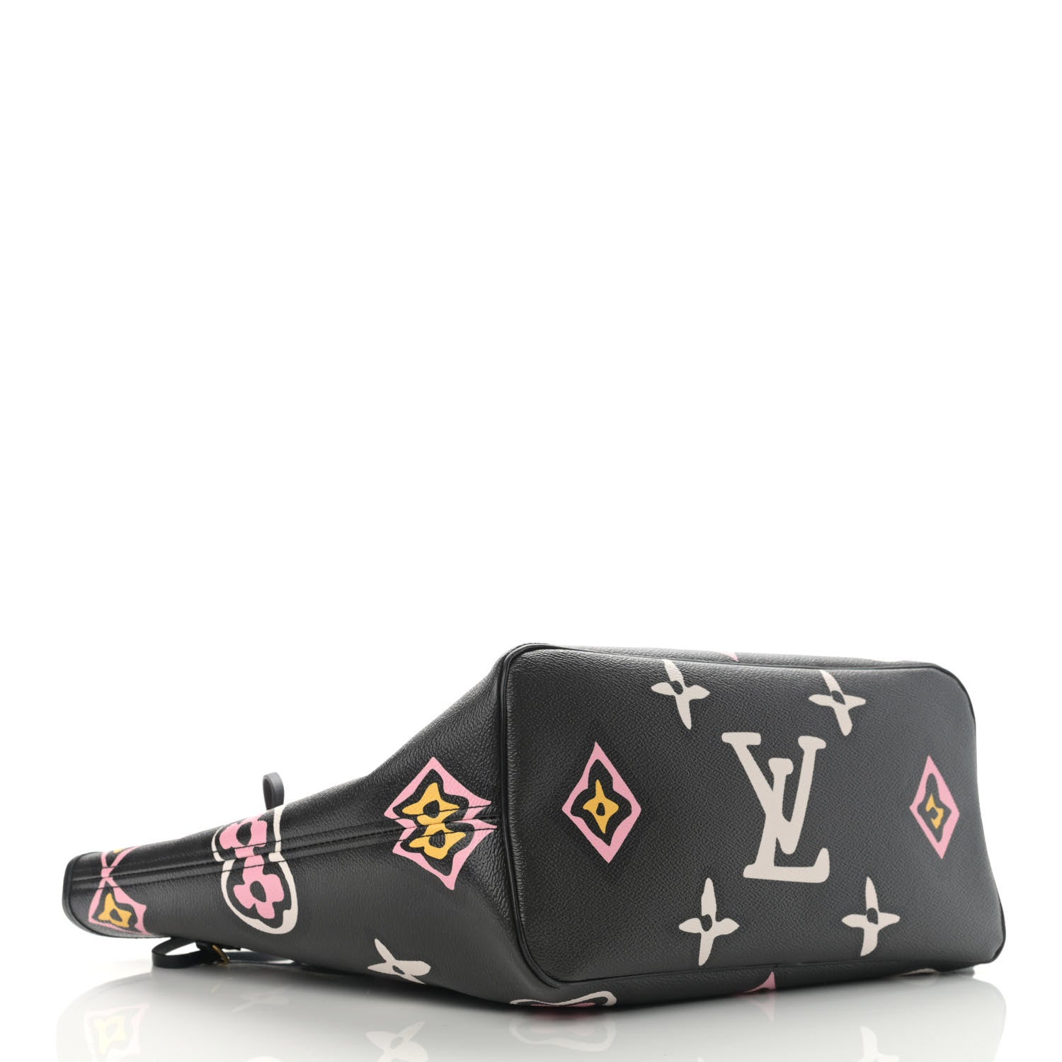 Louis Vuitton Monogram Giant Wild At Heart Neverfull MM Black 6 of 11