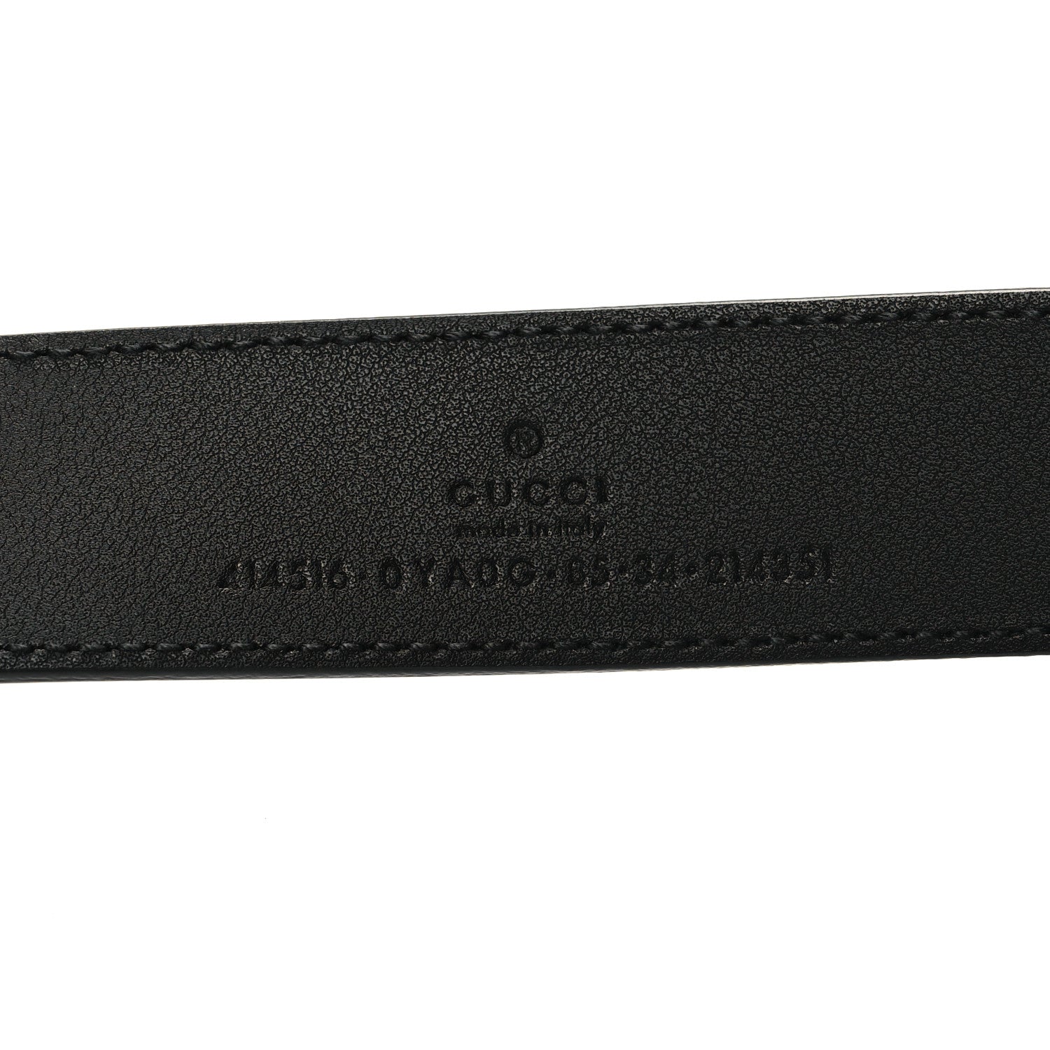 Gucci Plutone Calfskin Double G 30mm Belt 85 34 Black 5 of 6