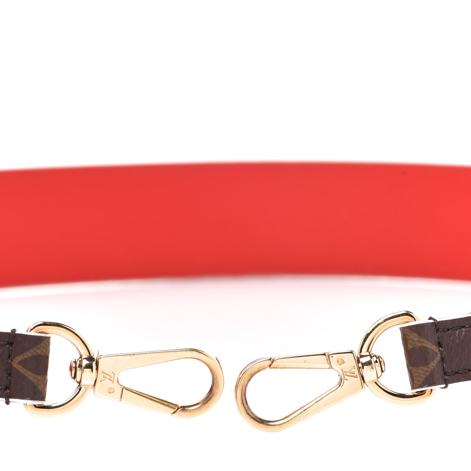 Louis Vuitton Monogram Bandouliere Shoulder Strap Red 3 of 6