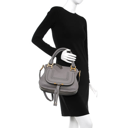 Chloe Calfskin Small Marcie Satchel Cashmere Grey 3 of 10