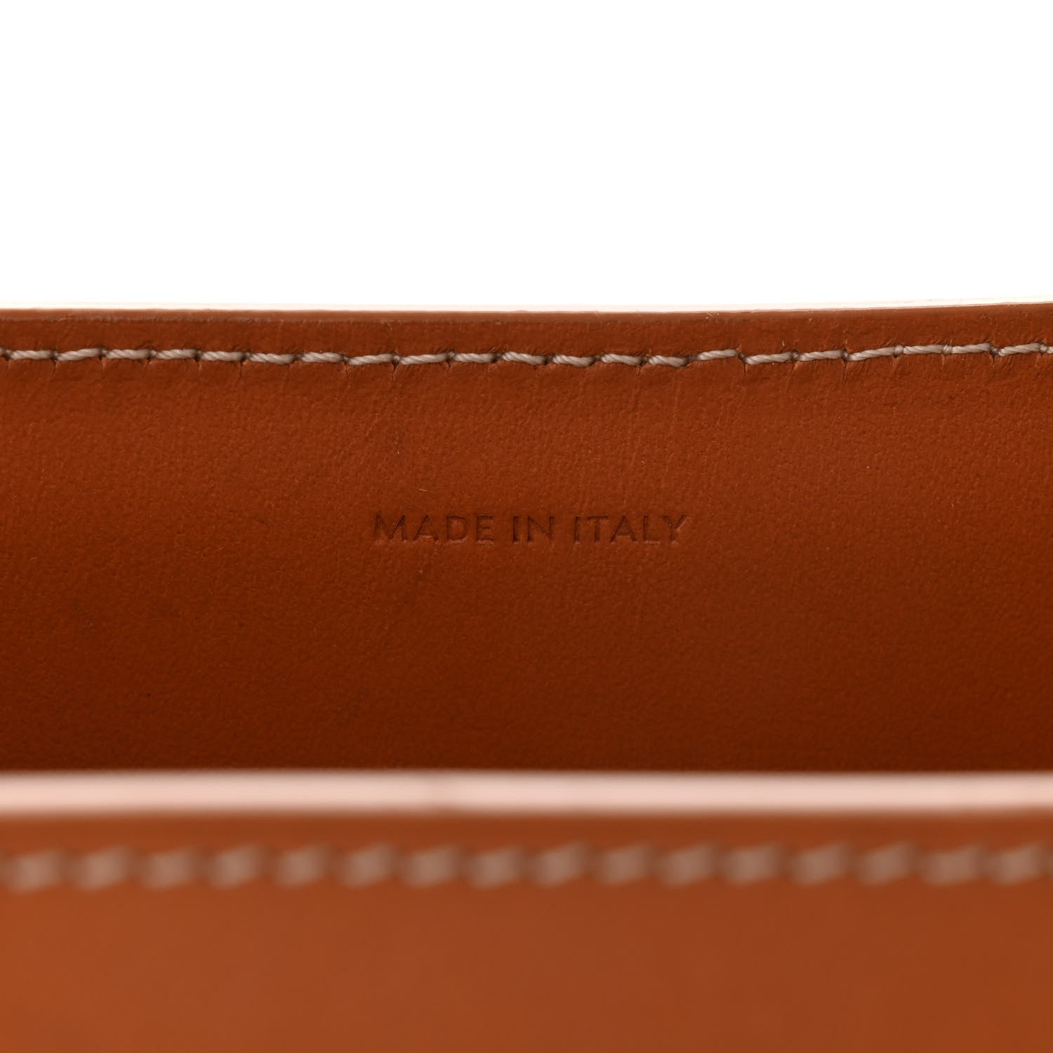 Celine Canvas Calfskin Logo Print Small Vertical Cabas Natural Tan 7 of 15