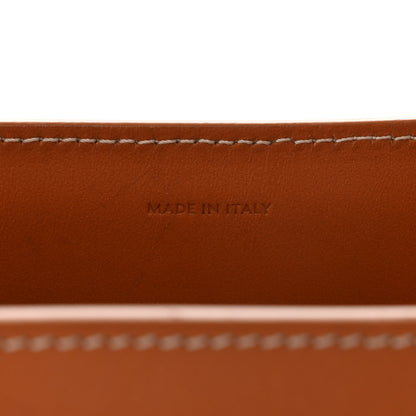 Celine Canvas Calfskin Logo Print Small Vertical Cabas Natural Tan 7 of 15