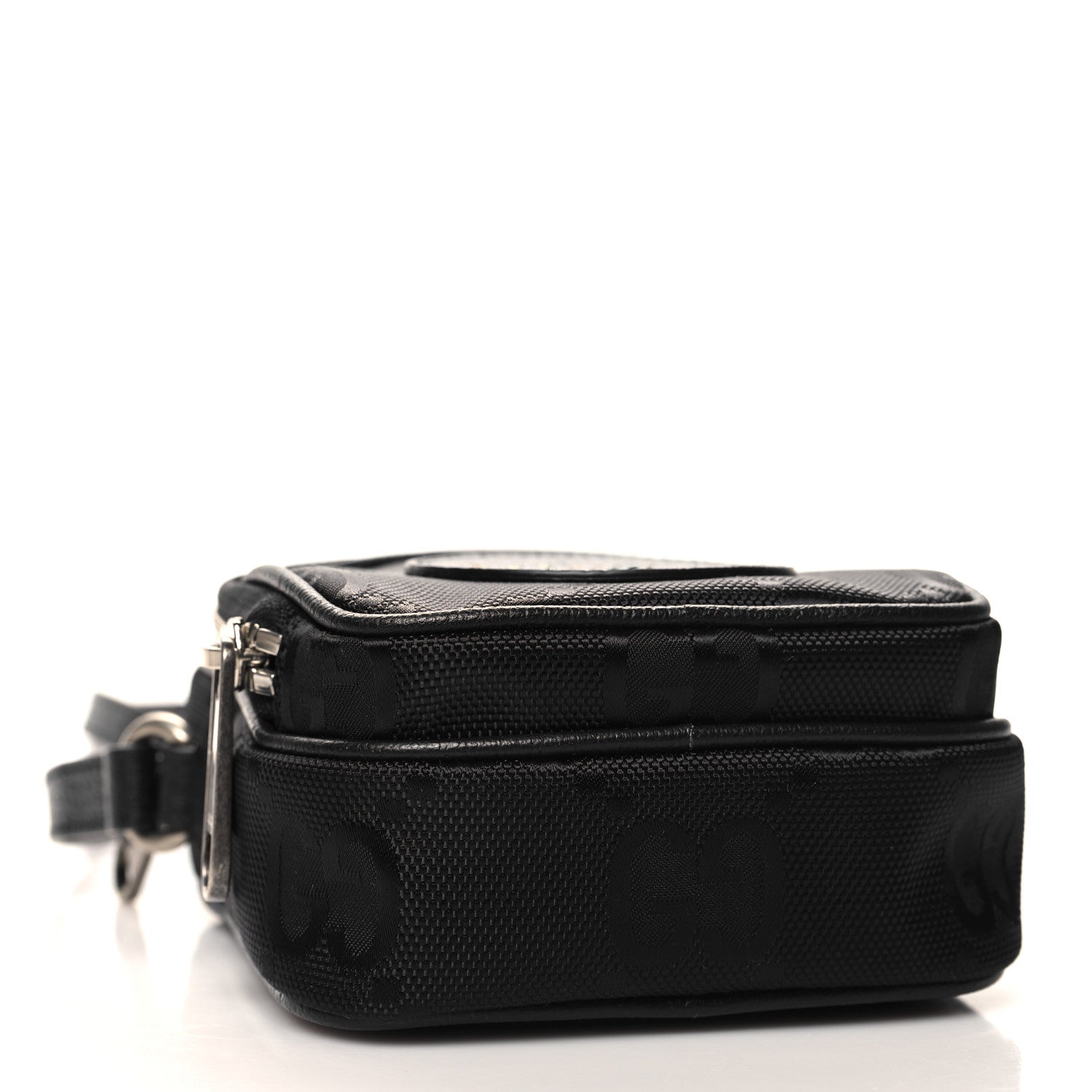 Gucci Econyl Nylon Monogram Off The Grid Shoulder Bag Black 4 of 10