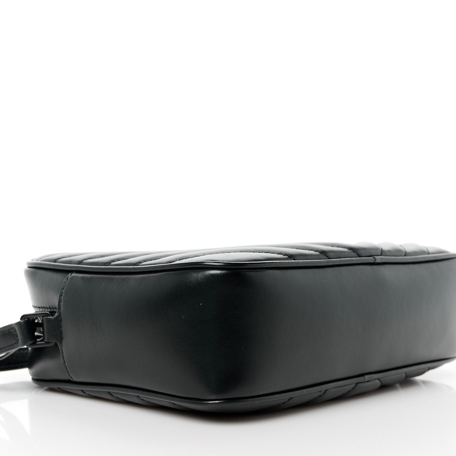 Saint Laurent Calfskin Matelasse Monogram Monochrome Lou Camera Bag Black 9 of 11