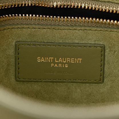 Saint Laurent Smooth Calfskin Le 5 A 7 Hobo Pistache 6 of 13