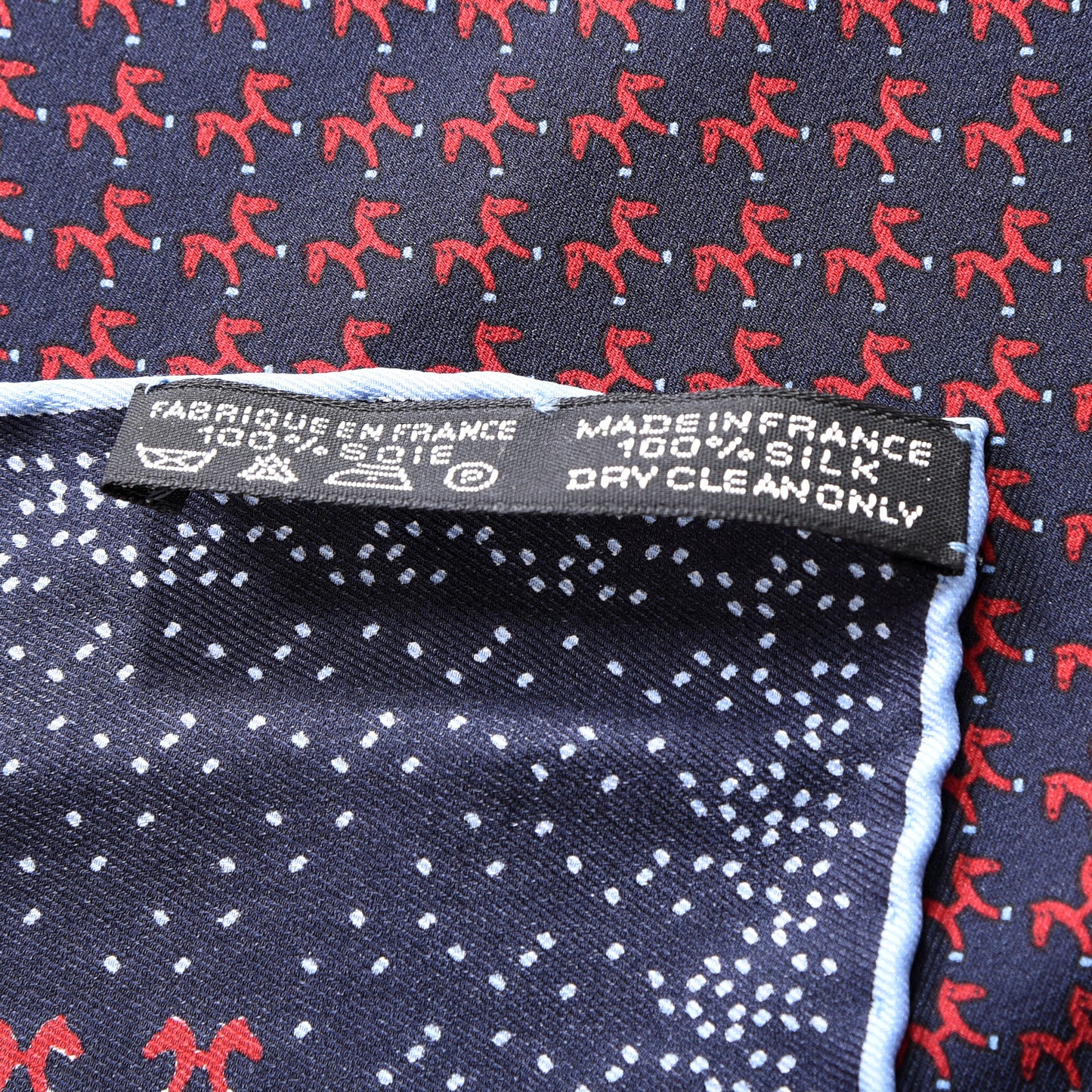Silk Indian Horse Pocket Square