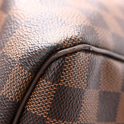 Louis Vuitton Damier Ebene Keepall Bandouliere 55 10 of 12