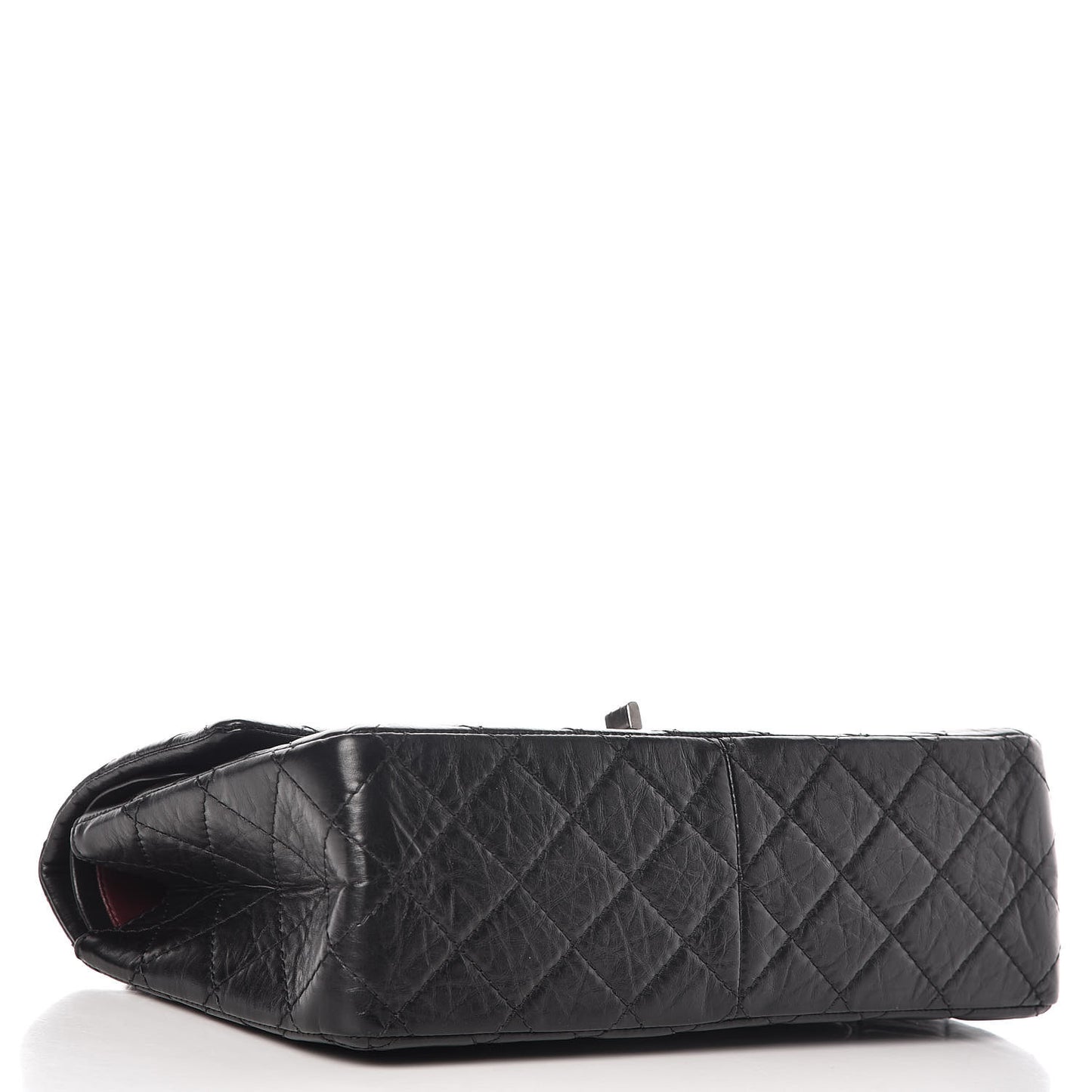 Aged Calfskin Quilted 2.55 Reissue 226 Flap Black