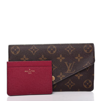 Louis Vuitton Monogram Jeanne Wallet Fuchsia 3 of 9